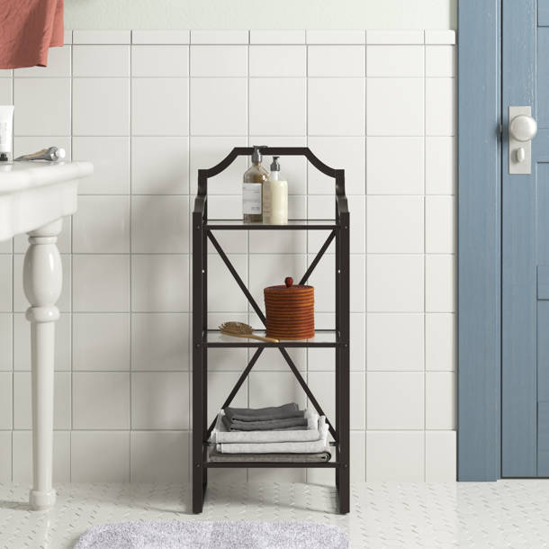 Birch Lane™ Calleis Metal Freestanding Bathroom Shelves & Reviews Wayfair